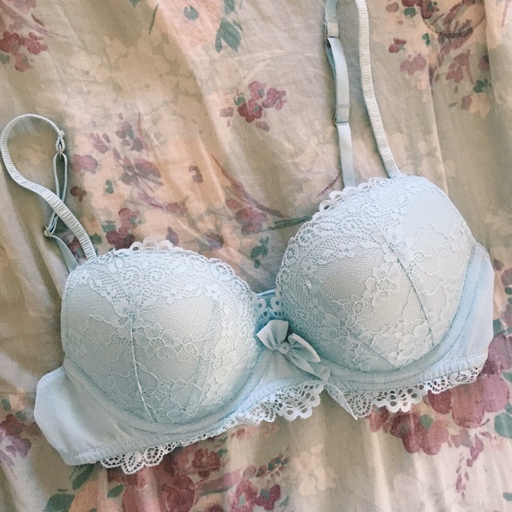 Light Blue Lacey Bra